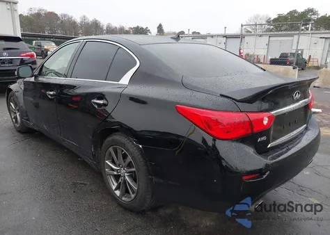 2017 Infiniti Q50 3.0T Signature Edition from USA, damaged, VIN JN1EV7AR7HM840362